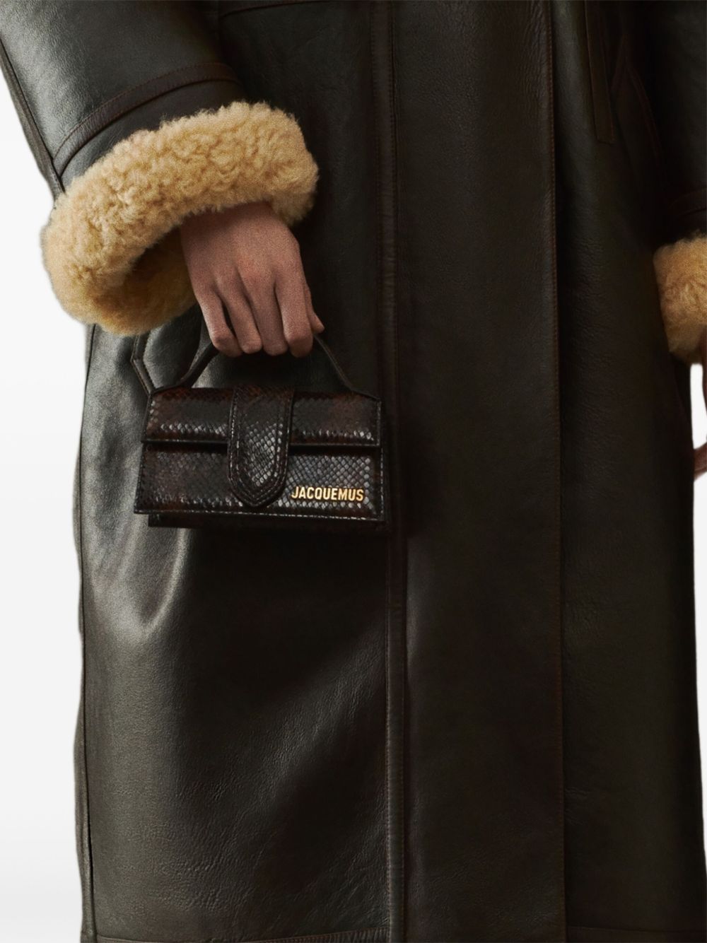 JACQUEMUS JACQUEMUS The Big Child Shoulder bag with flap.