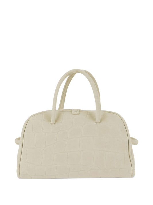 JACQUEMUS JACQUEMUS The Small Turismo crocodile-effect knotted shoulder bag