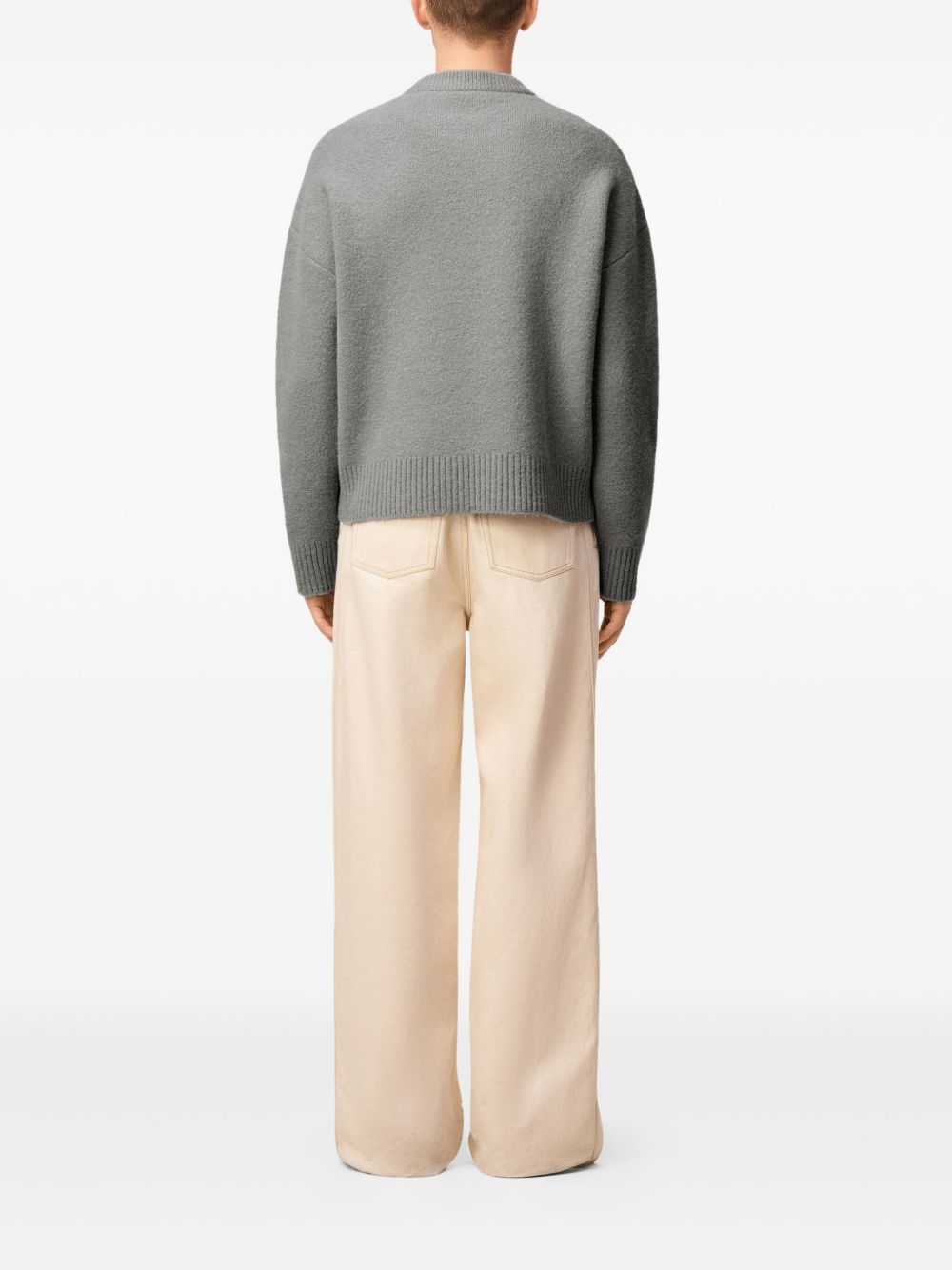 Ami Paris Ami Paris Sweaters Grey