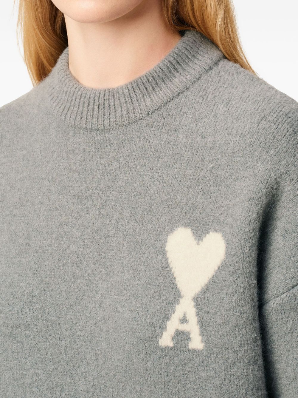 Ami Paris Ami Paris Sweaters Grey