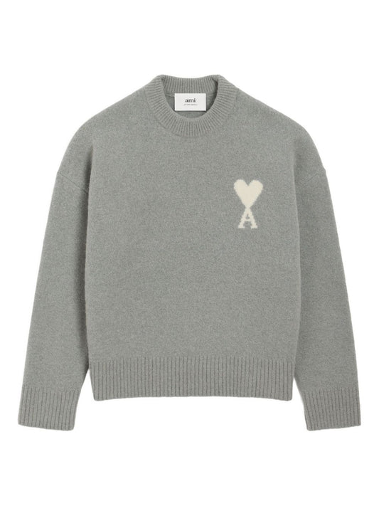 Ami Paris Ami Paris Sweaters Grey