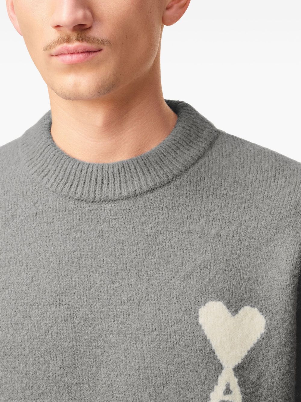 Ami Paris Ami Paris Sweaters Grey