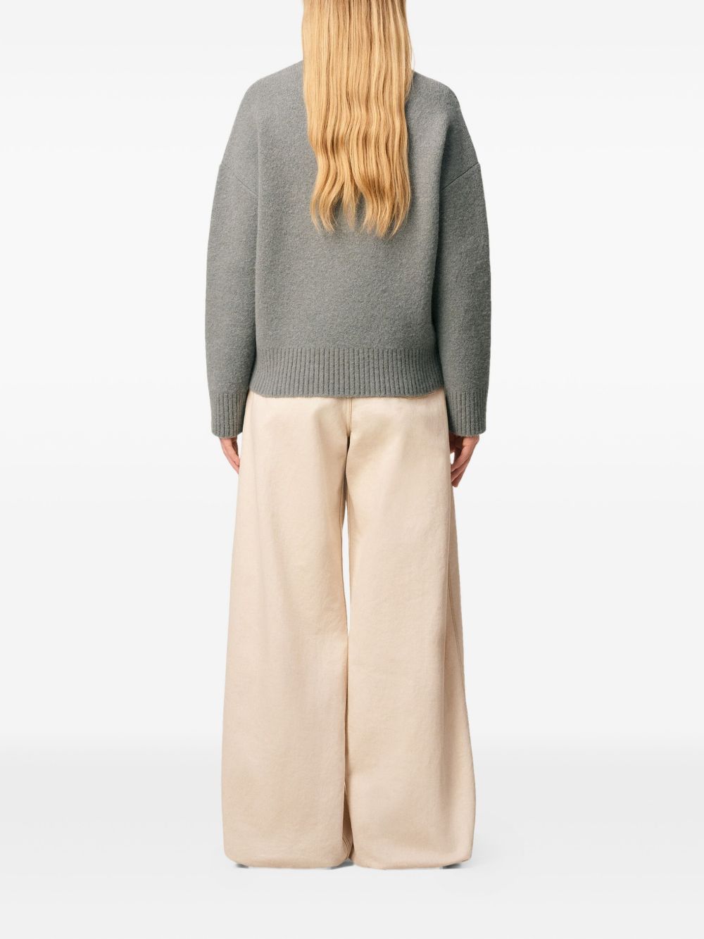 Ami Paris Ami Paris Sweaters Grey