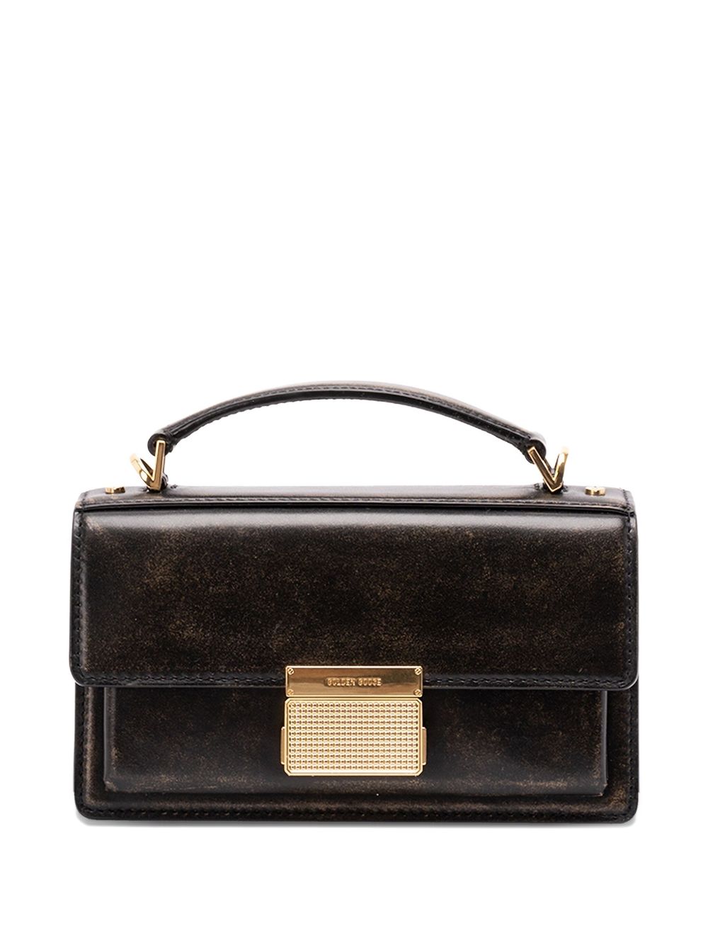 Golden Goose Golden Goose Venezia Bag in boarded leather with gold details