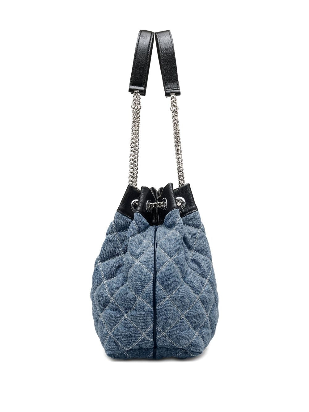 Marc Jacobs Marc Jacobs The Quilted Denim Large Chain Sack Bag