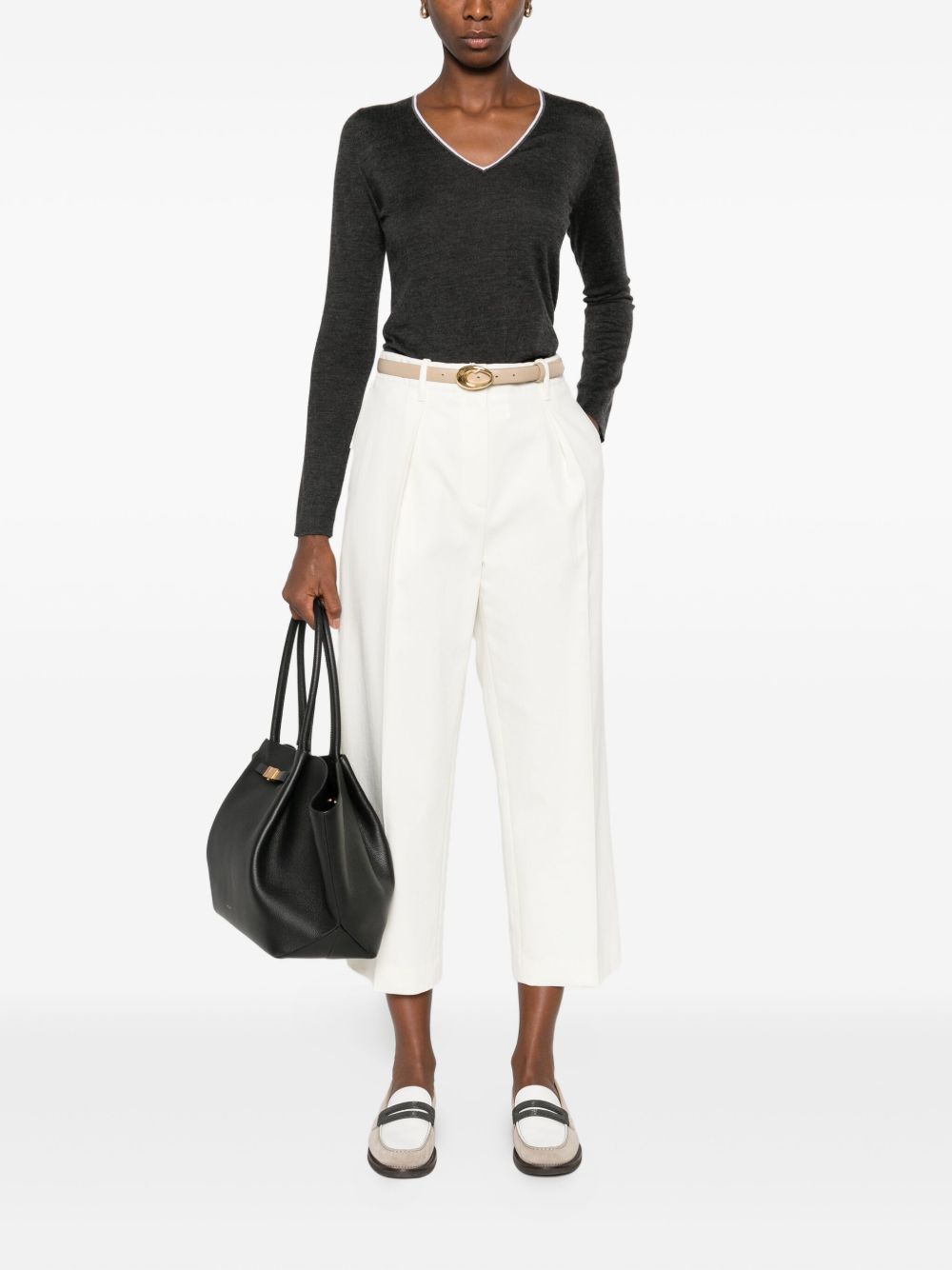 Brunello Cucinelli Brunello Cucinelli V-neck embellished sweater