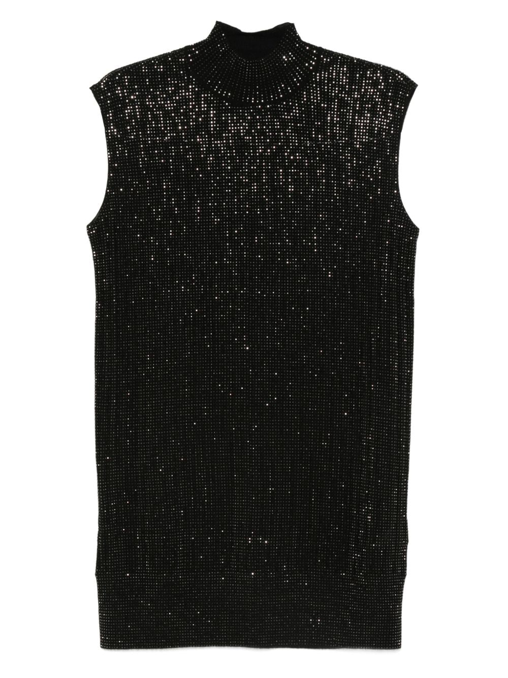 Emporio Armani Emporio Armani Sequin high-neck sleeveless dress