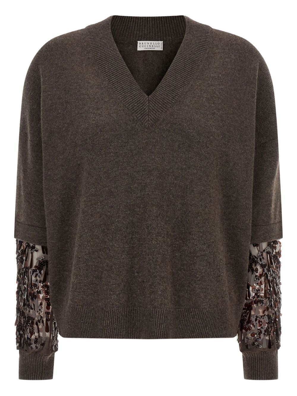 Brunello Cucinelli Brunello Cucinelli Sequin-embellished cashmere sweater