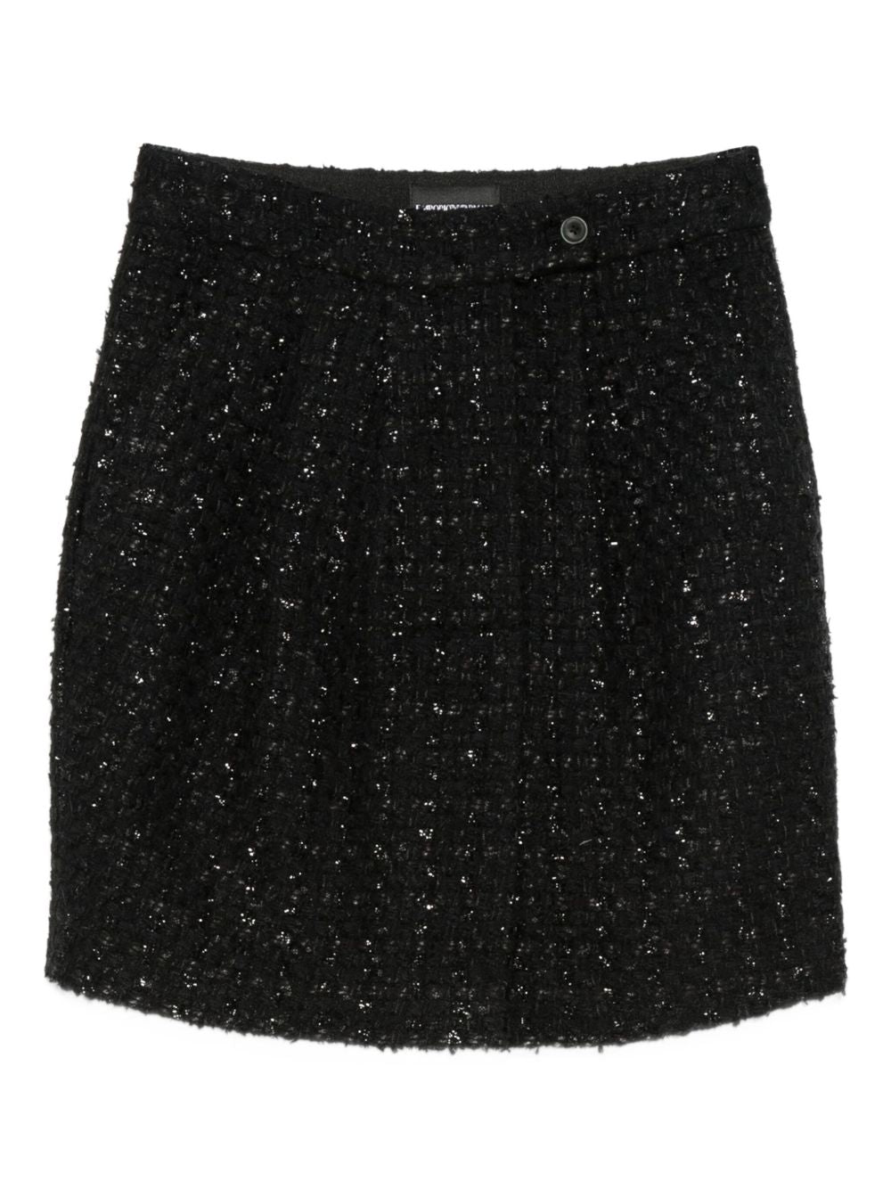 Emporio Armani Emporio Armani Tweed sequin mini skirt
