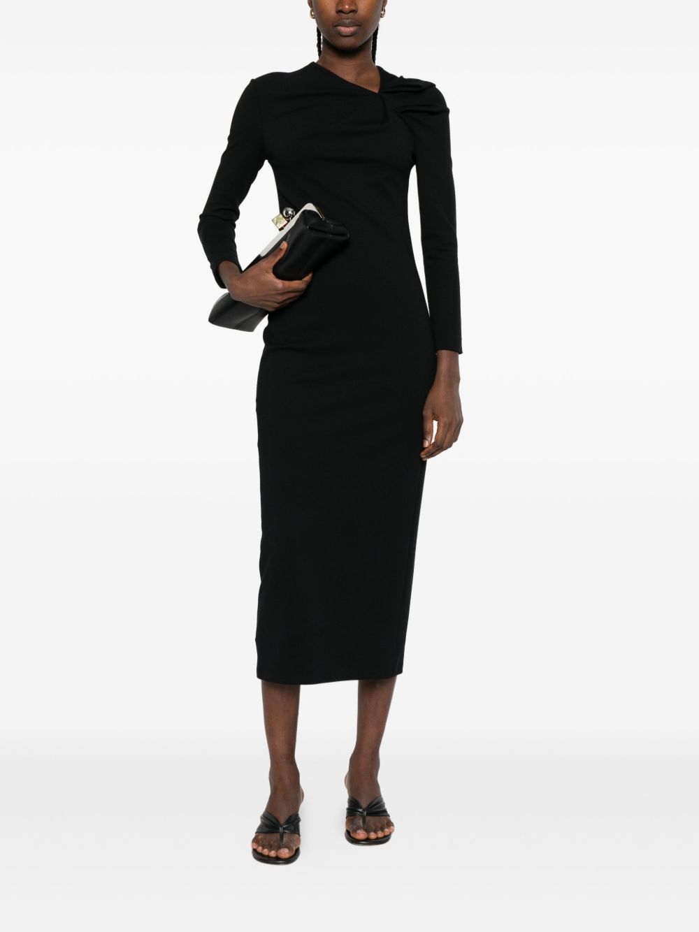 Emporio Armani Emporio Armani Bow-detail dress