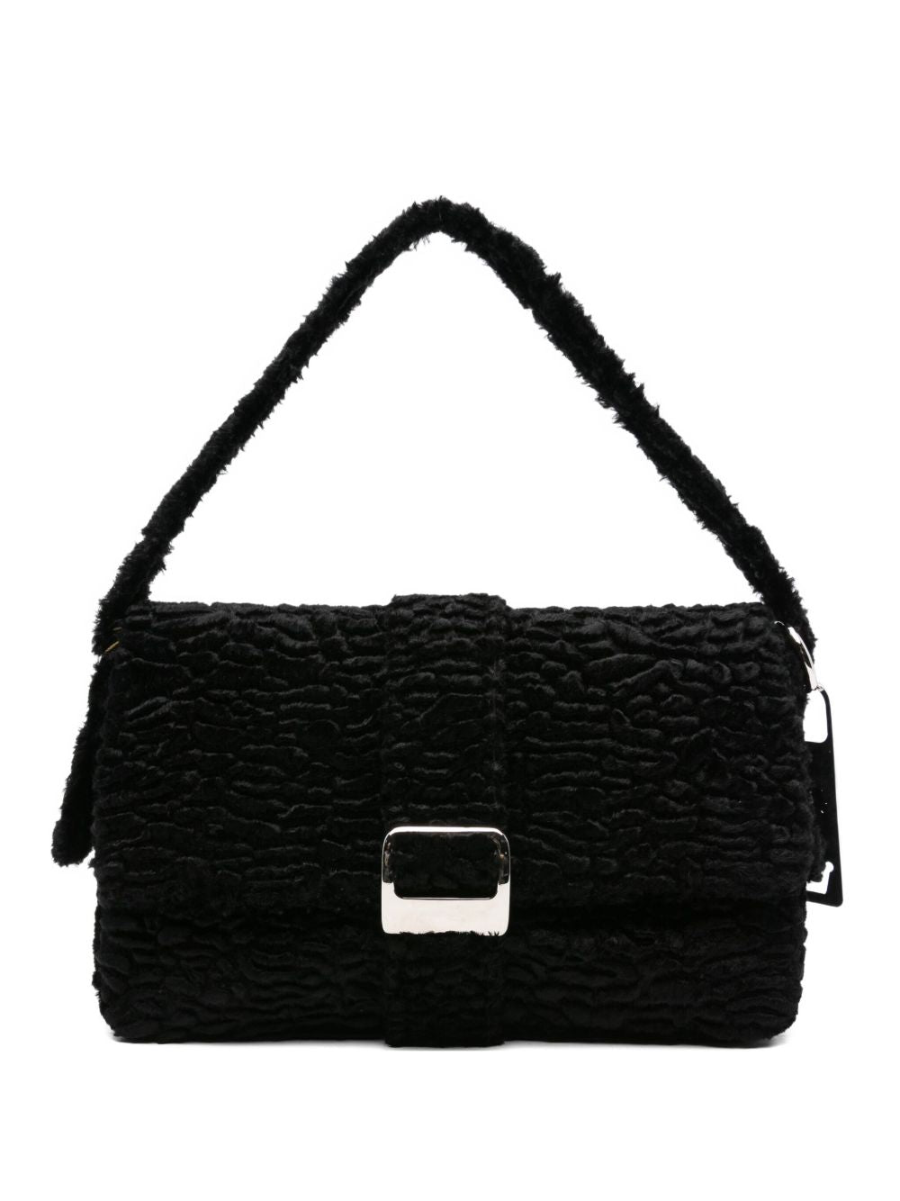 La Milanesa La Milanesa Textured buckle shoulder bag