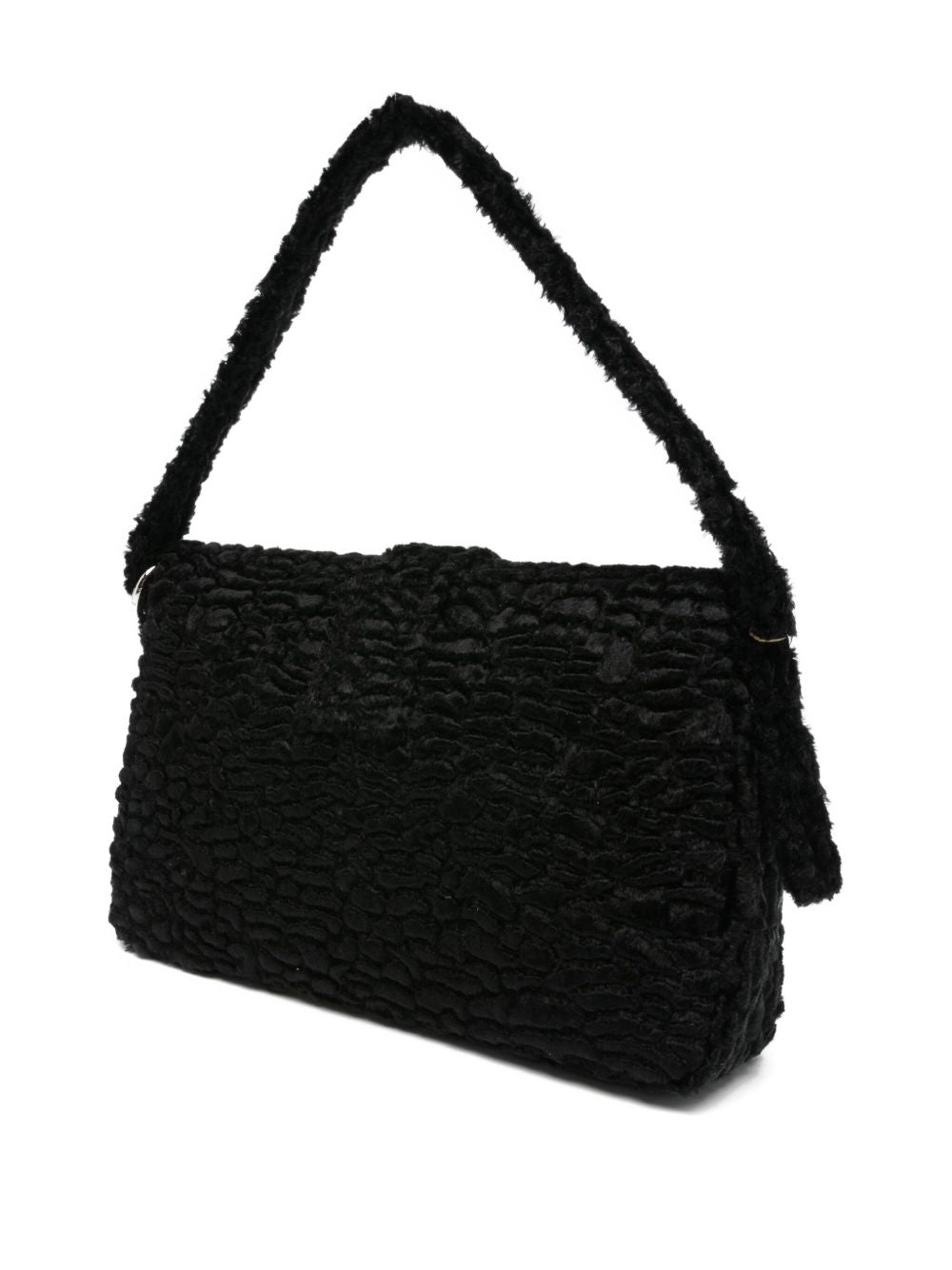 La Milanesa La Milanesa Textured buckle shoulder bag