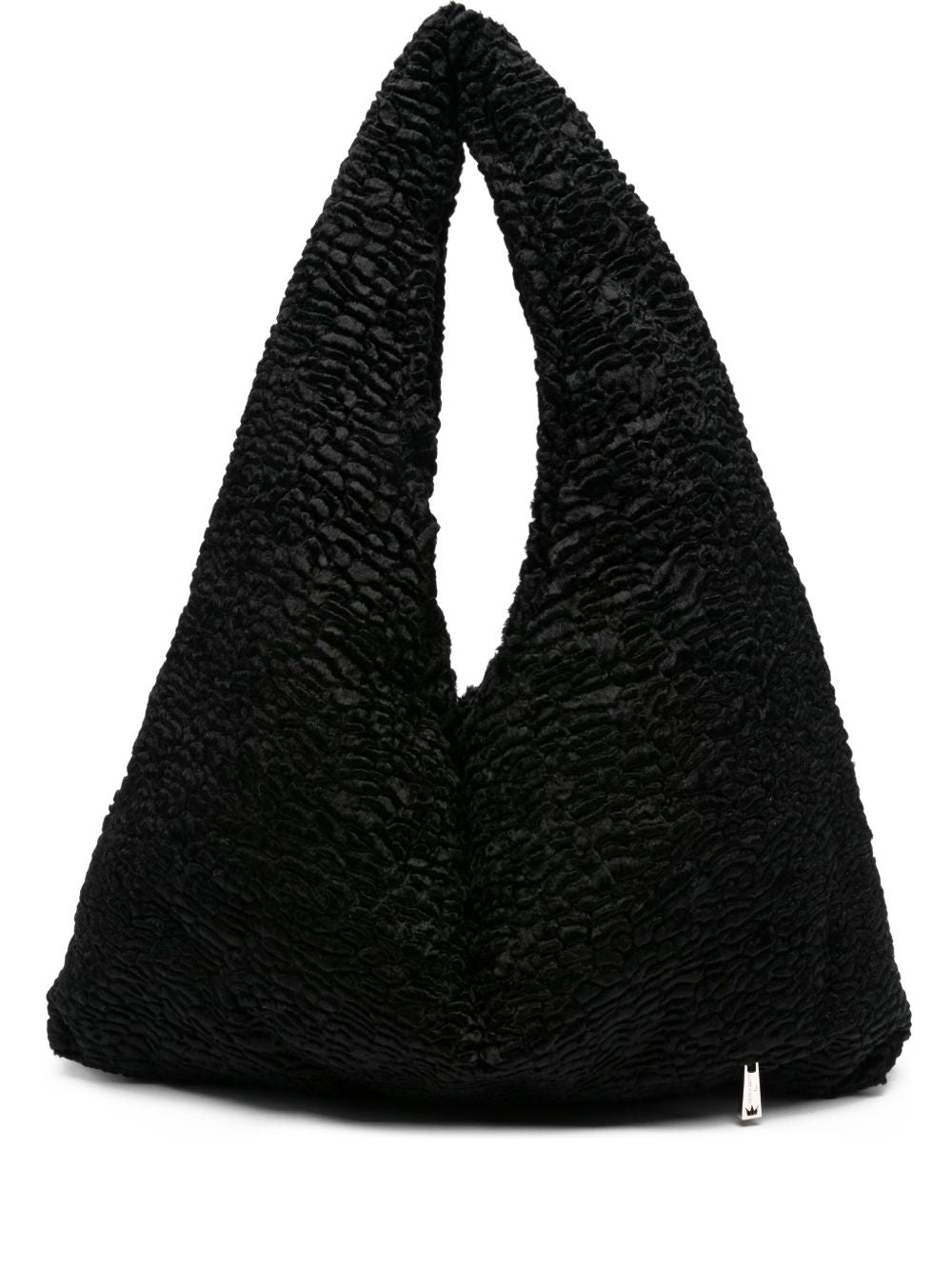 La Milanesa La Milanesa Textured triangular shoulder bag
