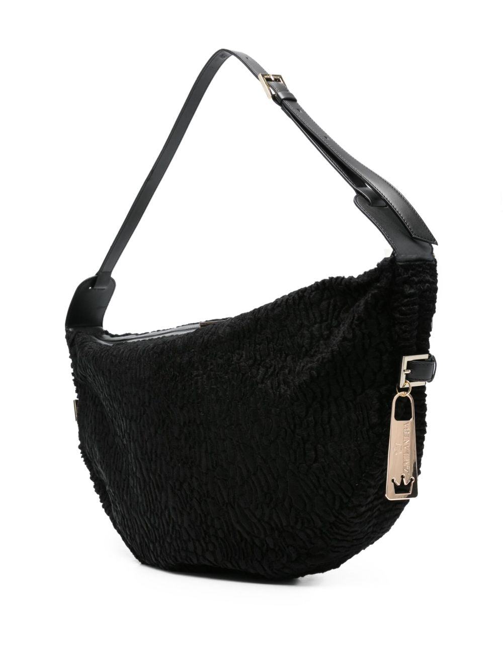 La Milanesa La Milanesa Textured buckle shoulder bag