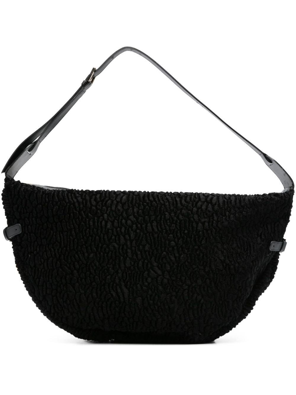 La Milanesa La Milanesa Textured buckle shoulder bag