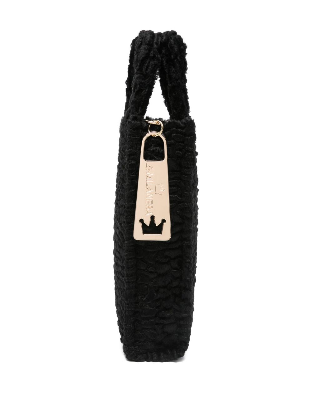 La Milanesa La Milanesa Faux-fur double-handle tote bag