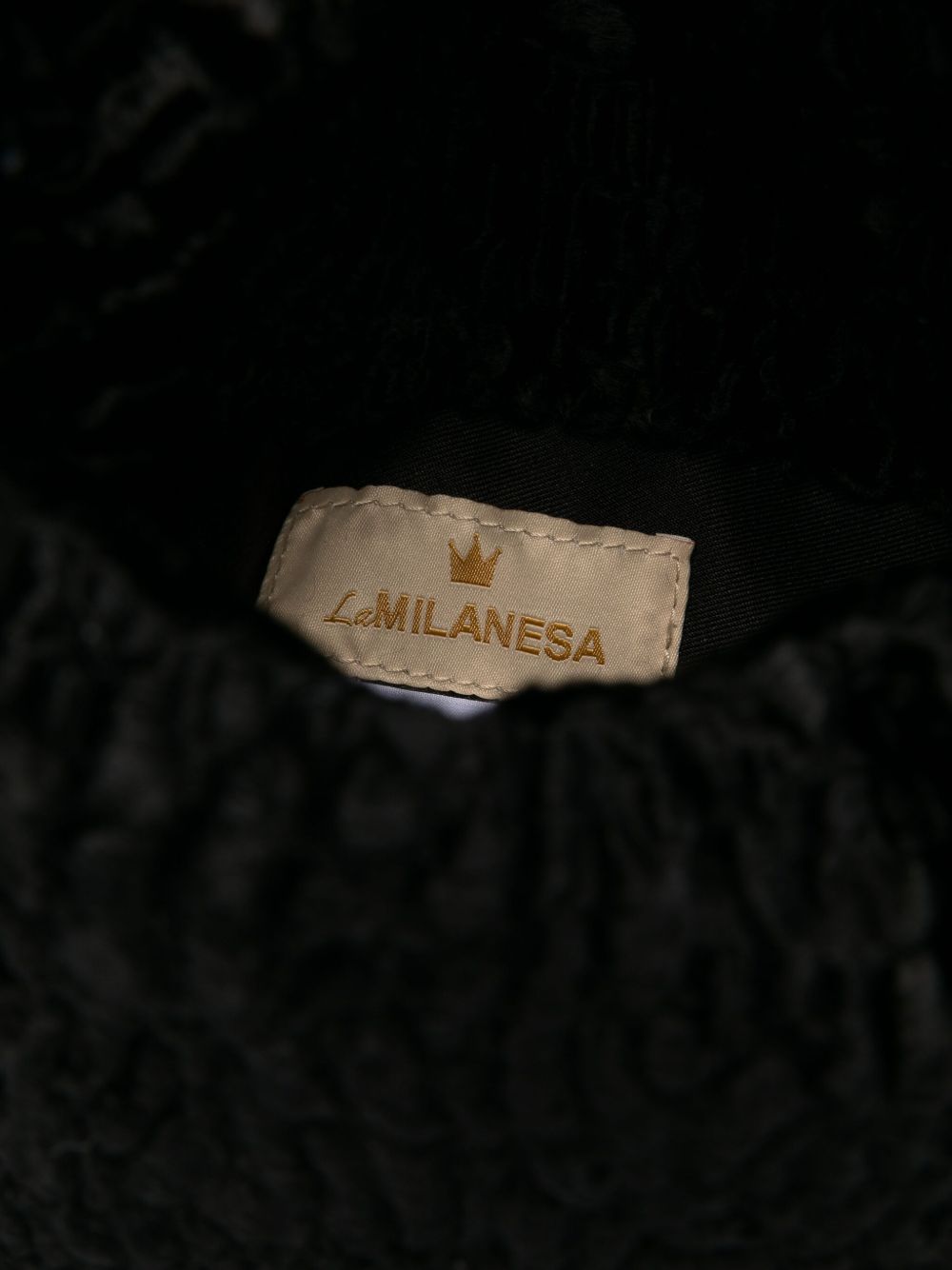 La Milanesa La Milanesa Textured tote bag