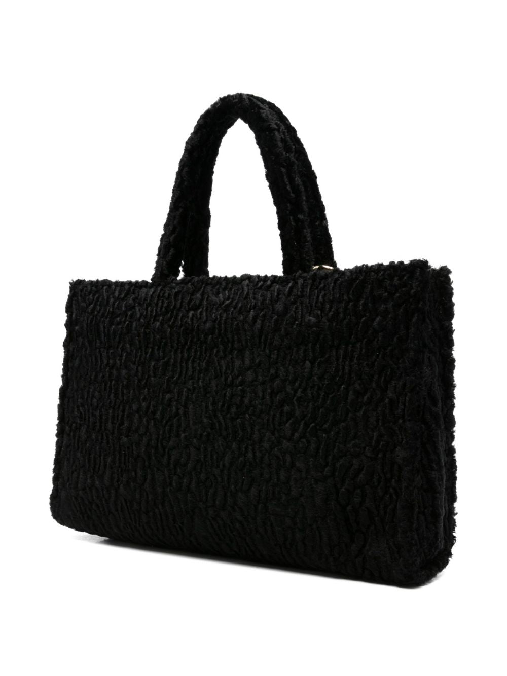 La Milanesa La Milanesa Textured-effect tote bag
