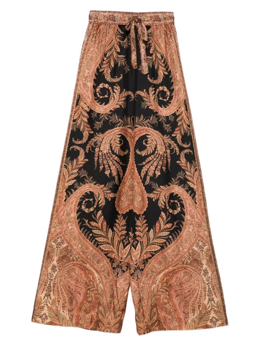Zimmermann Zimmermann Paisley-print drawstring trousers