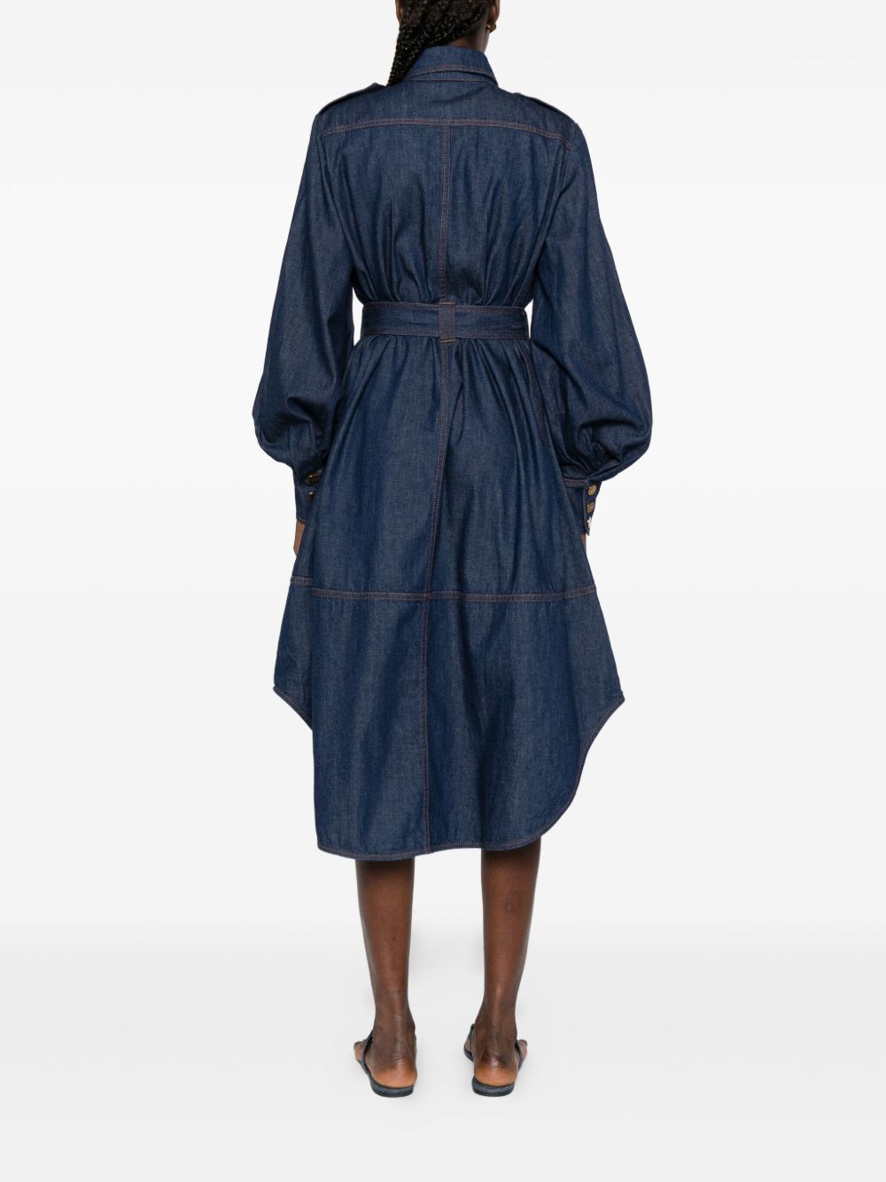 Zimmermann Zimmermann Belted denim shirt dress