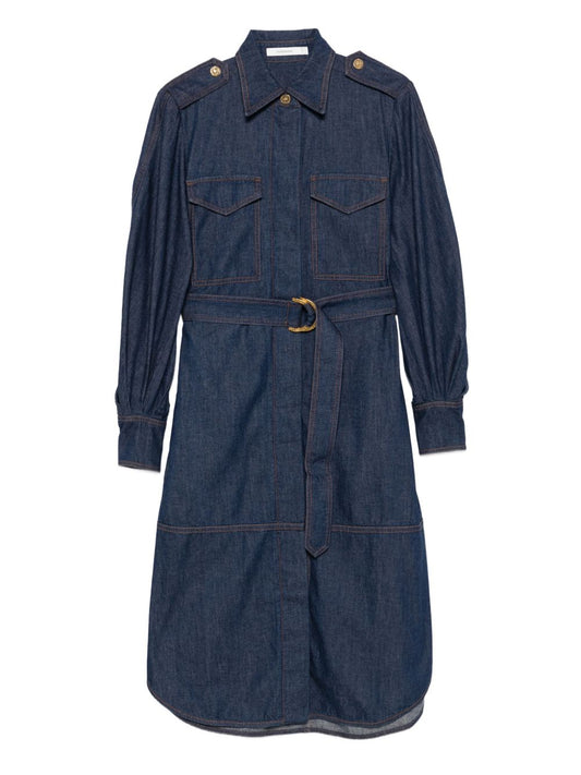 Zimmermann Zimmermann Belted denim shirt dress