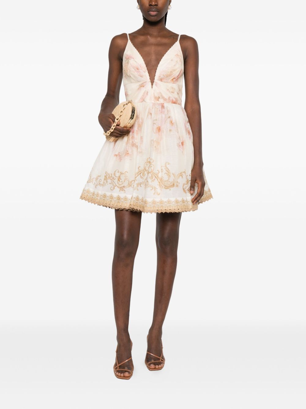 Zimmermann Zimmermann Hypnotic trimmed mini dress