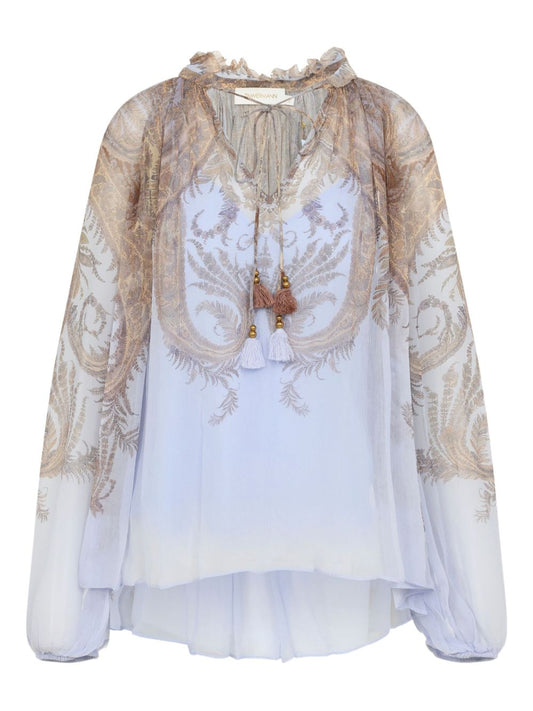 Zimmermann Zimmermann Paisley-print ruffled blouse