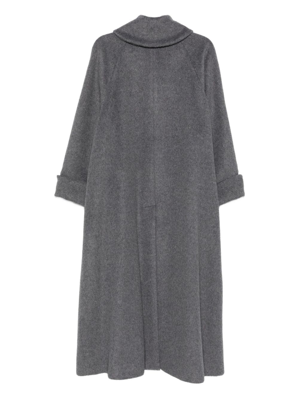 Emporio Armani Emporio Armani Icon Long Alpaca Wool Beaver Coat