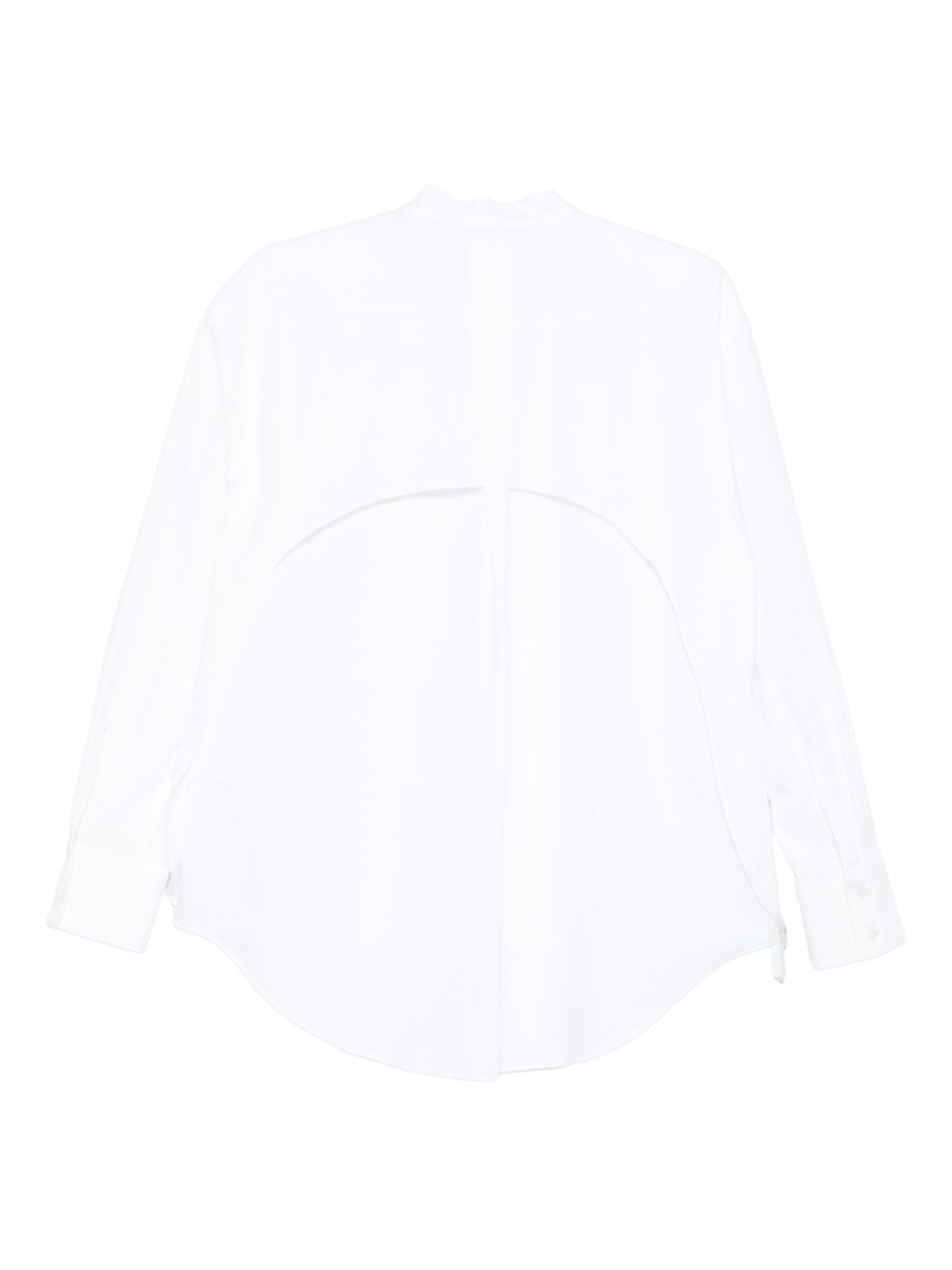 Emporio Armani Emporio Armani Button-front curved-hem shirt