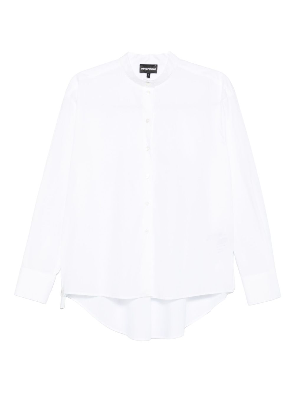 Emporio Armani Emporio Armani Button-front curved-hem shirt