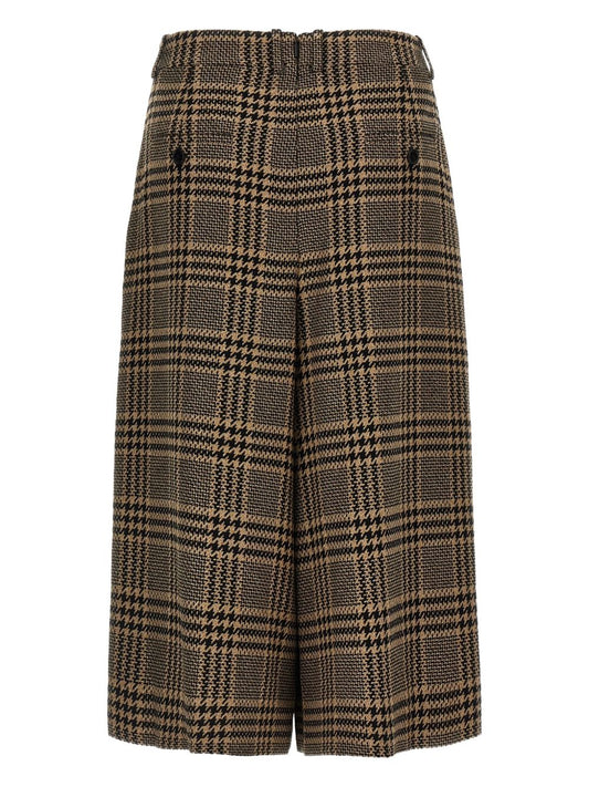 Saint Laurent Saint Laurent Prince of Wales check trousers