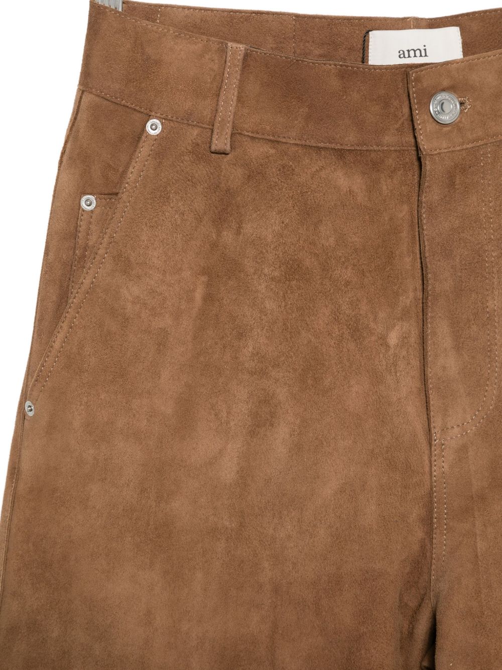 Ami Paris Ami Paris Trousers Brown