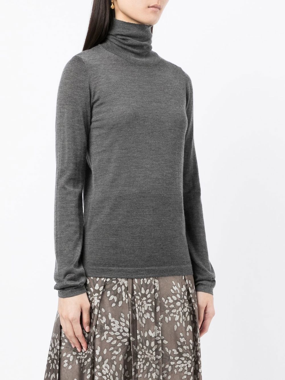 Brunello Cucinelli Brunello Cucinelli Cashmere and silk turtleneck sweater