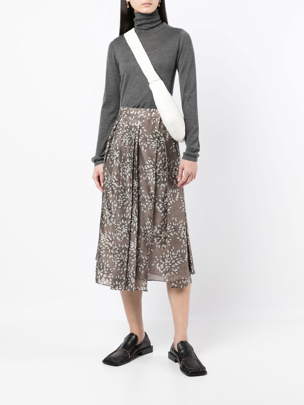 Brunello Cucinelli Brunello Cucinelli Cashmere and silk turtleneck sweater