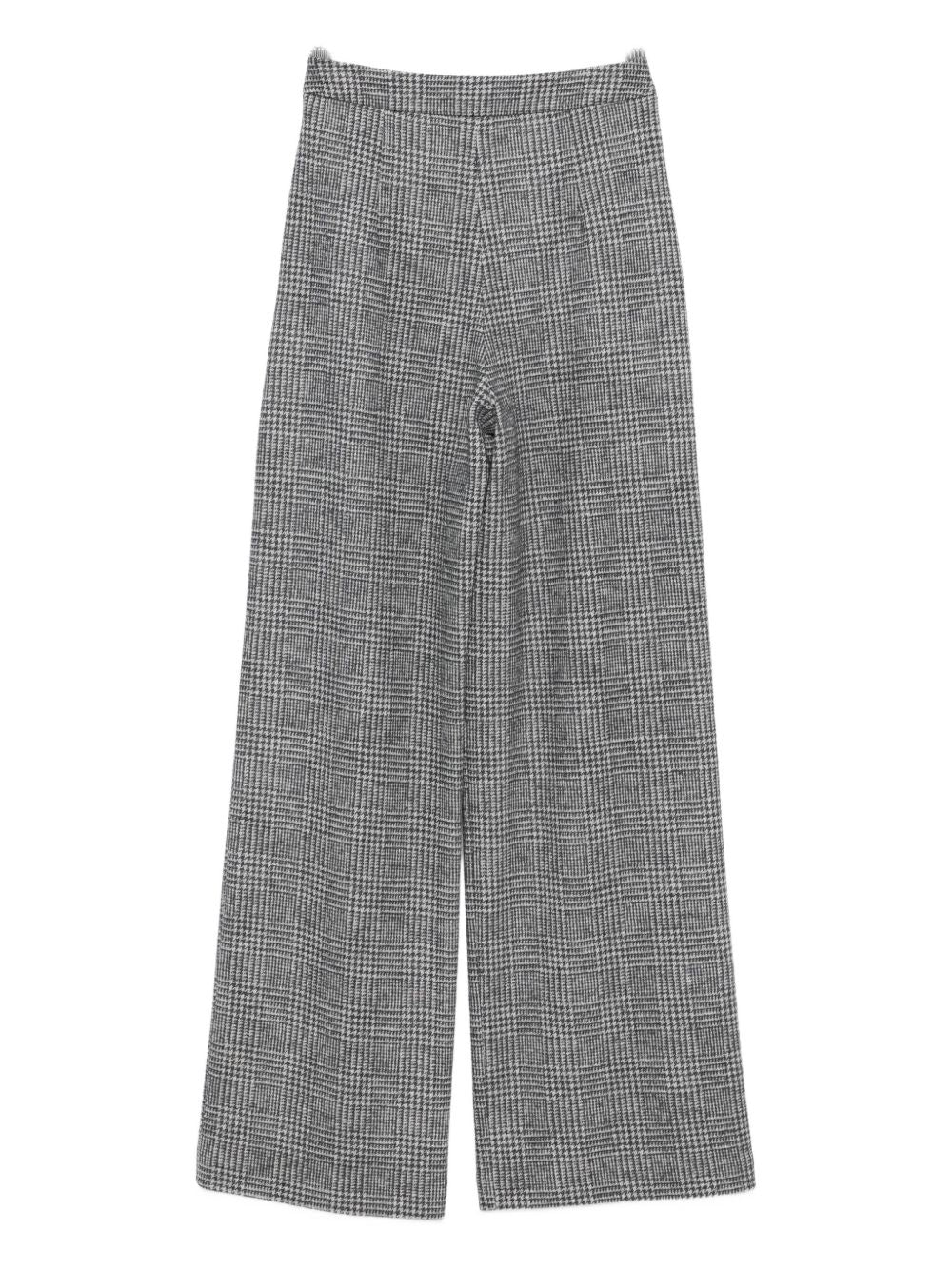 Emporio Armani Emporio Armani Pleated check-pattern trousers
