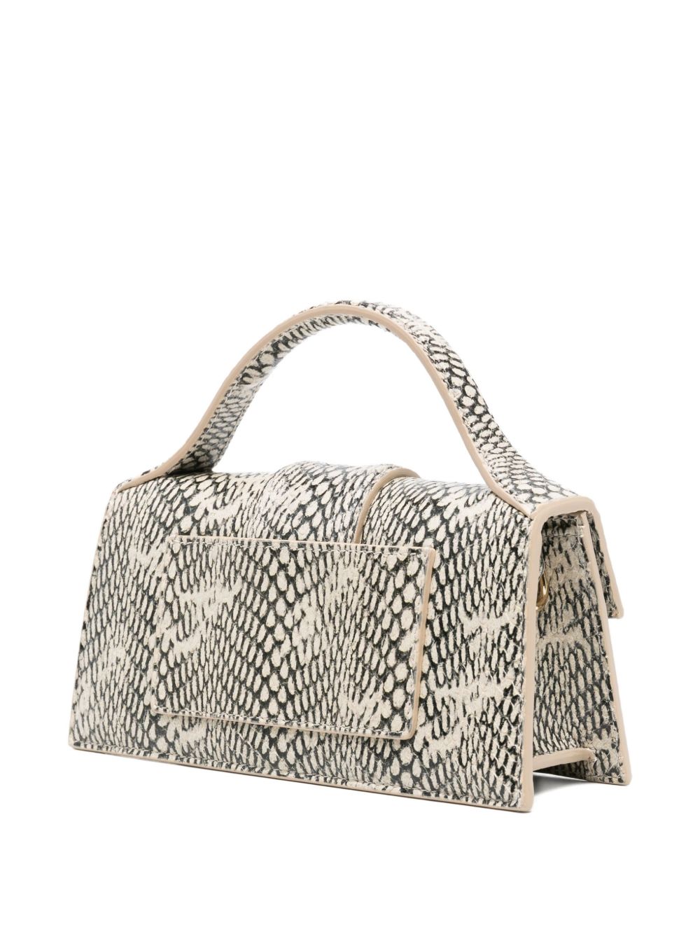 JACQUEMUS JACQUEMUS Le Bambino snake-print tote bag