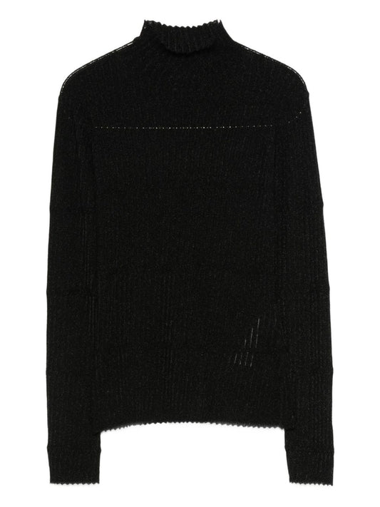 Emporio Armani Emporio Armani Rib-knit high-neck sweater