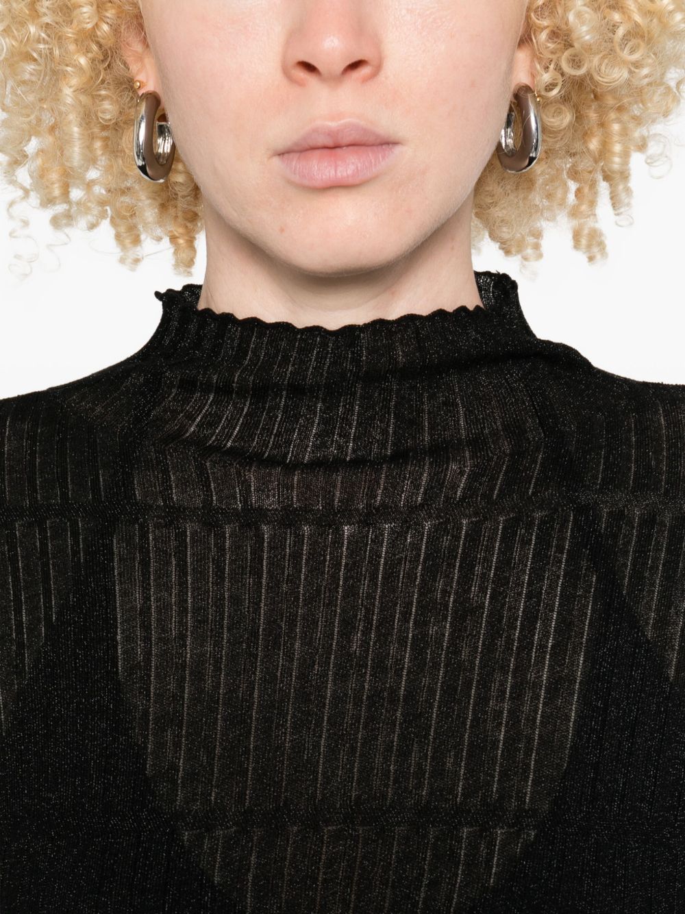 Emporio Armani Emporio Armani Rib-knit high-neck sweater