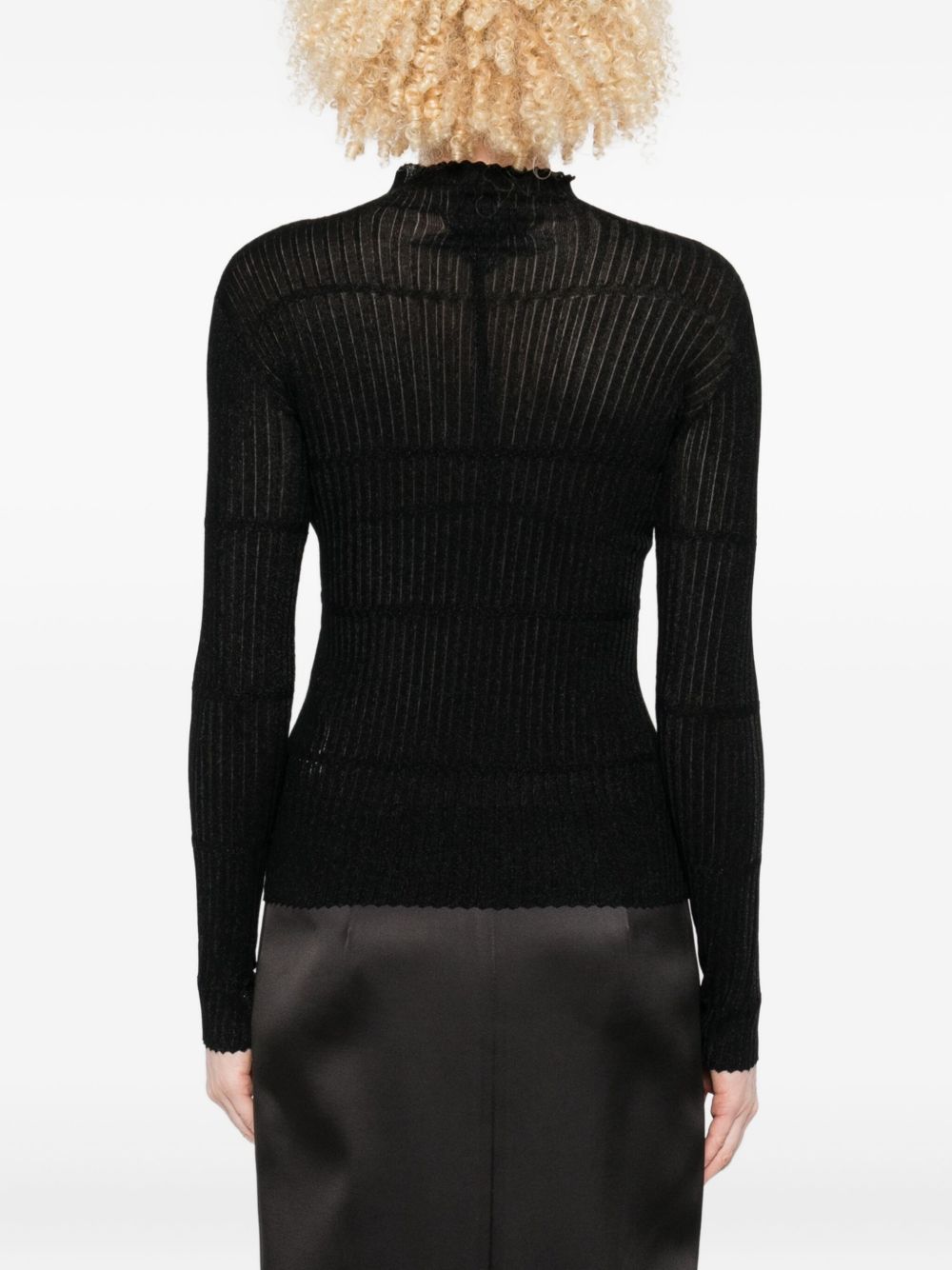 Emporio Armani Emporio Armani Rib-knit high-neck sweater