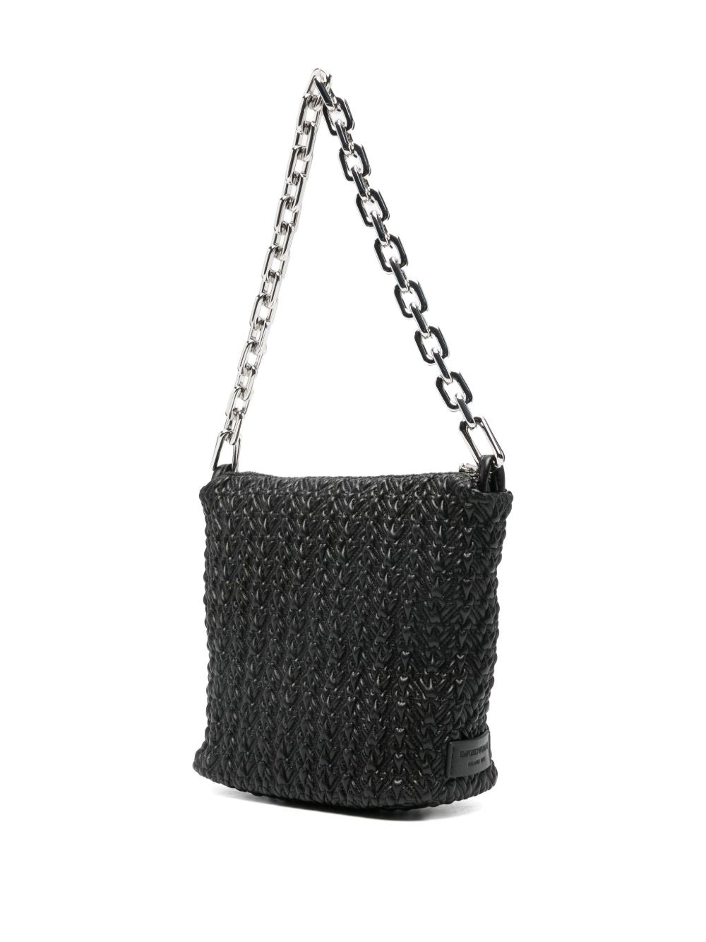 Emporio Armani Emporio Armani Small Hobo Bag in Embossed Leather