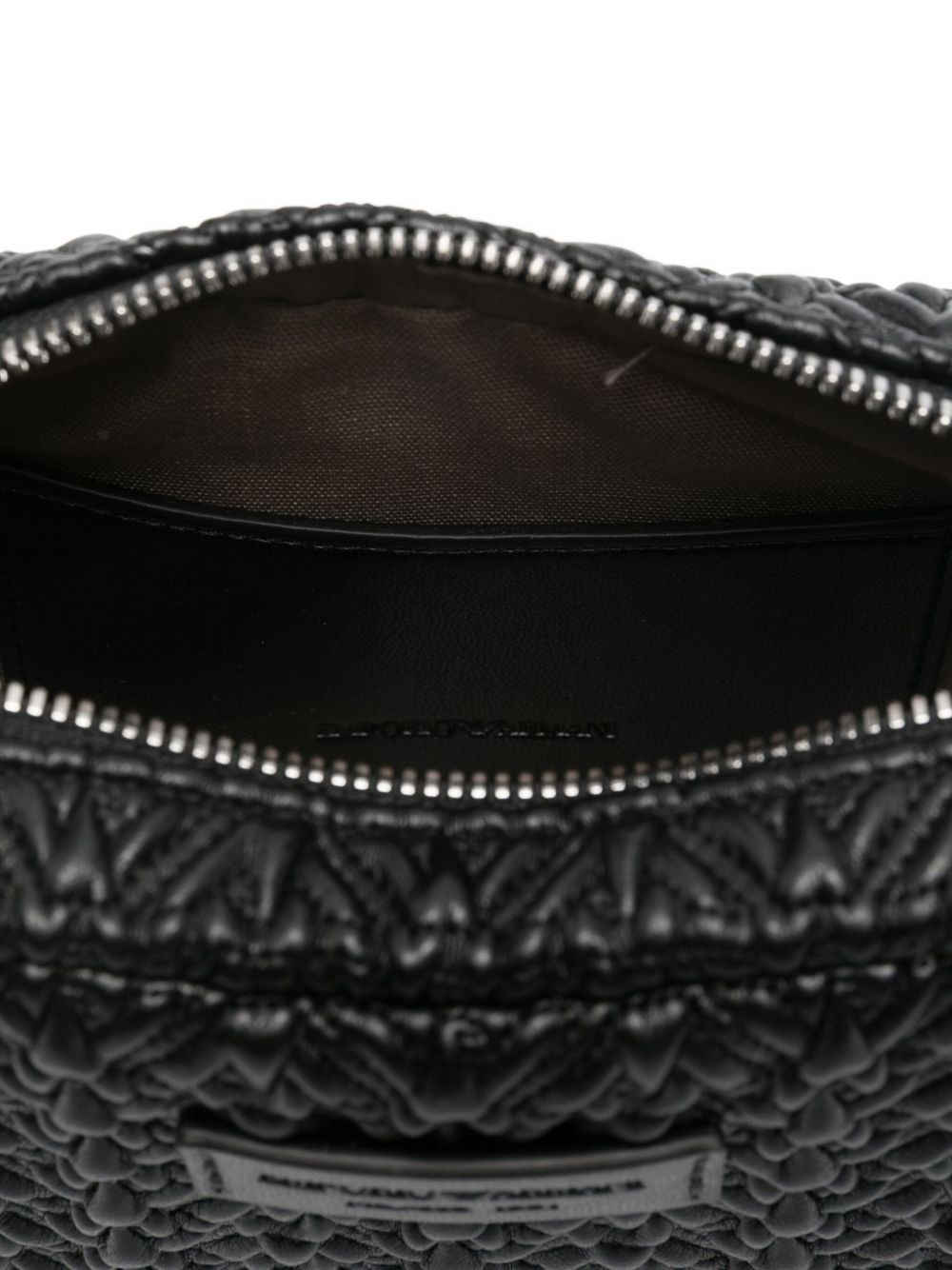 Emporio Armani Emporio Armani Embossed camera case with chain shoulder strap