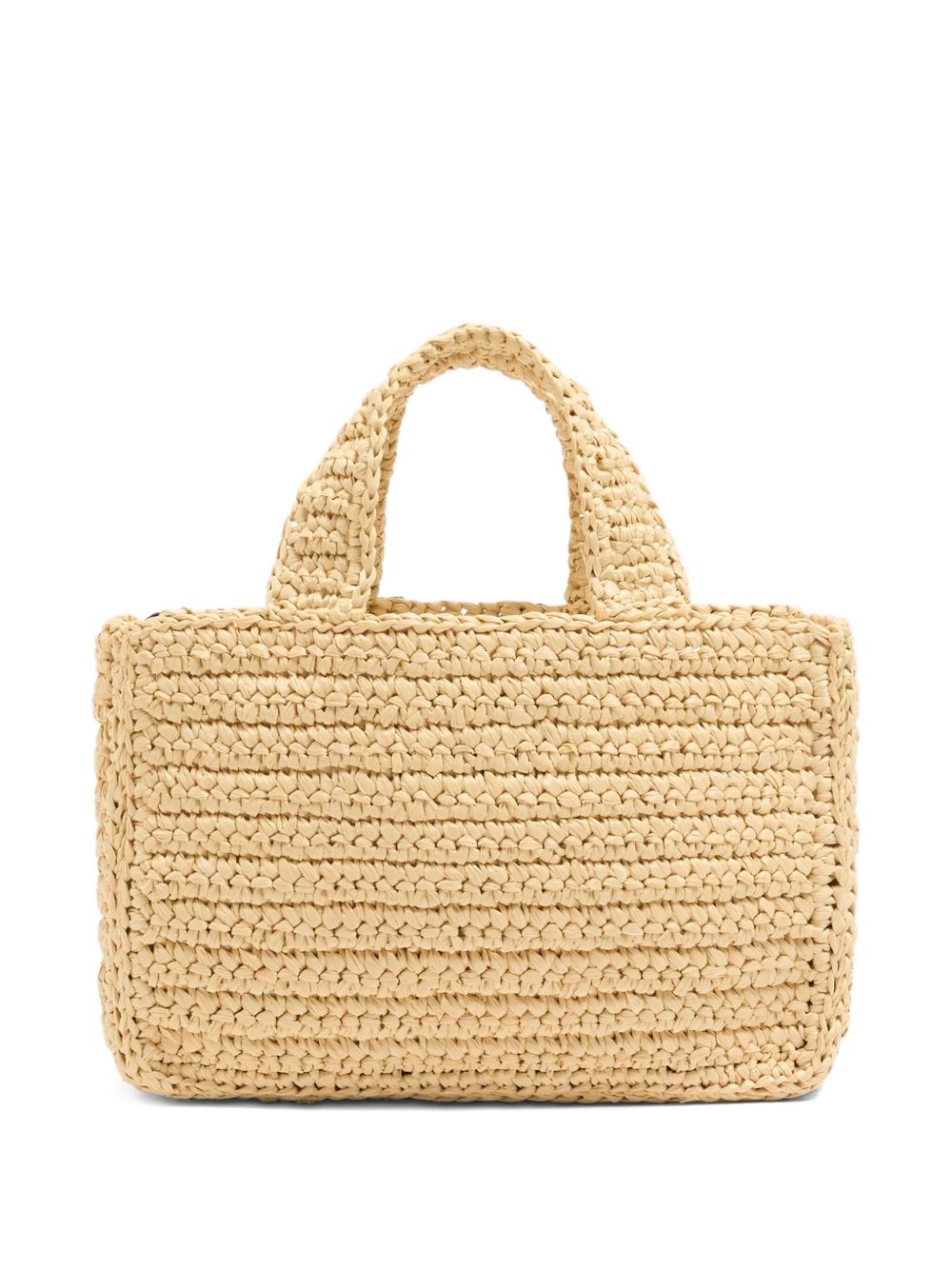 Valentino Garavani Valentino Garavani Viva Superstar Small Raffia Shopping Bag