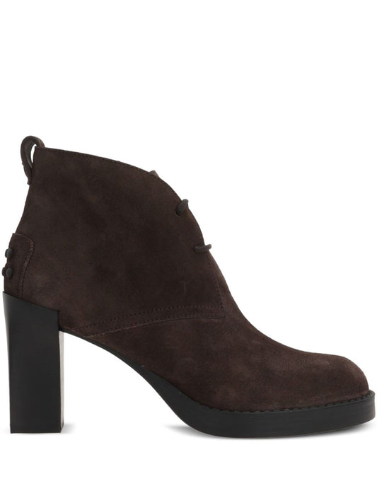 Tod'S Tod's Suede lace-up ankle boots