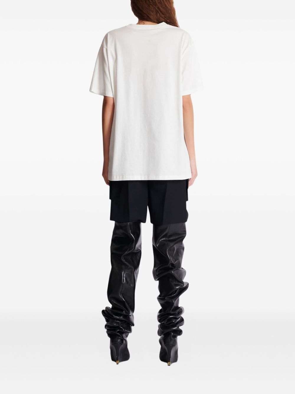 Balmain Balmain Short-sleeved T-shirt with leopard print