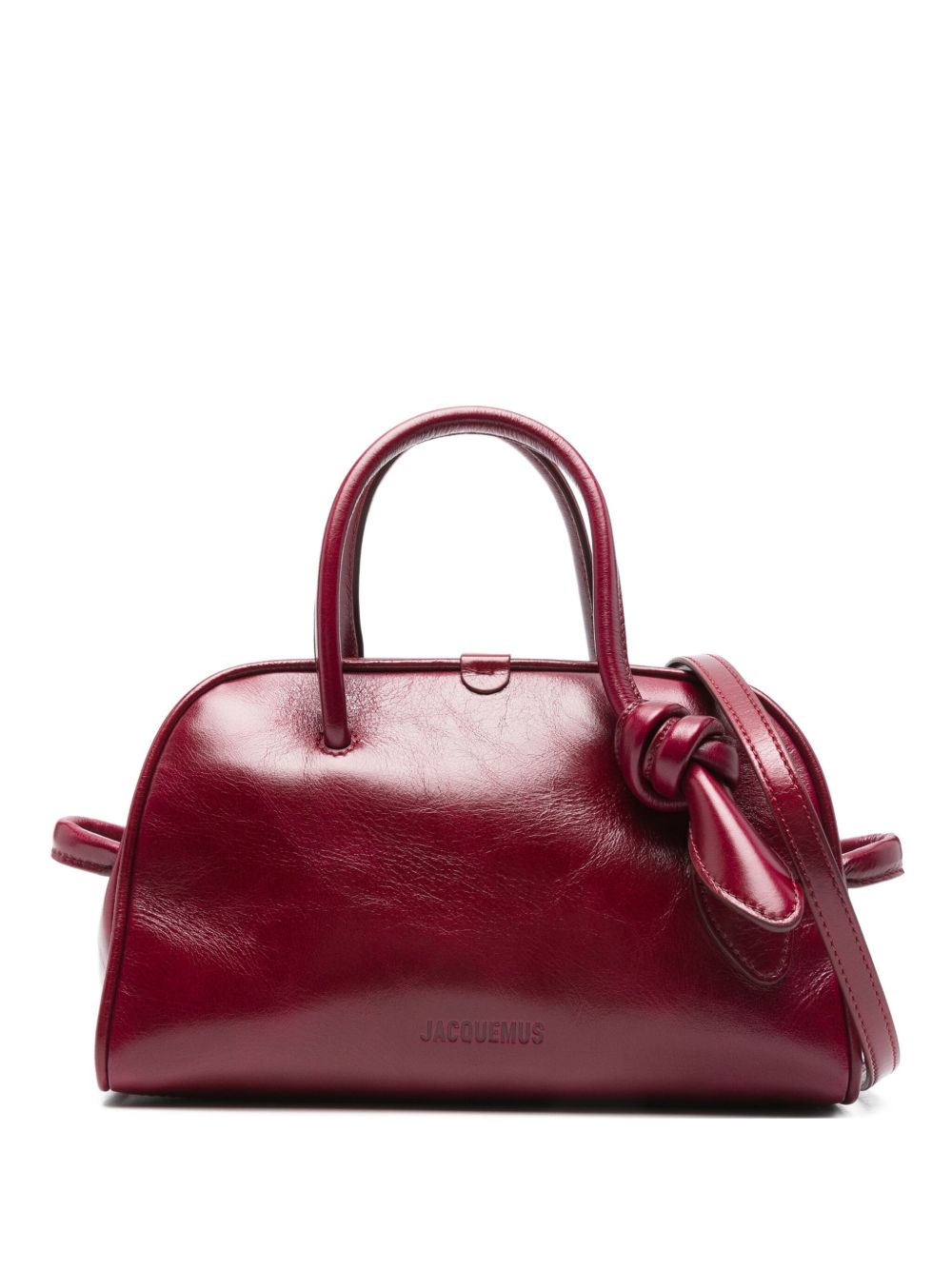JACQUEMUS Jacquemus top-handle knot-detail bag