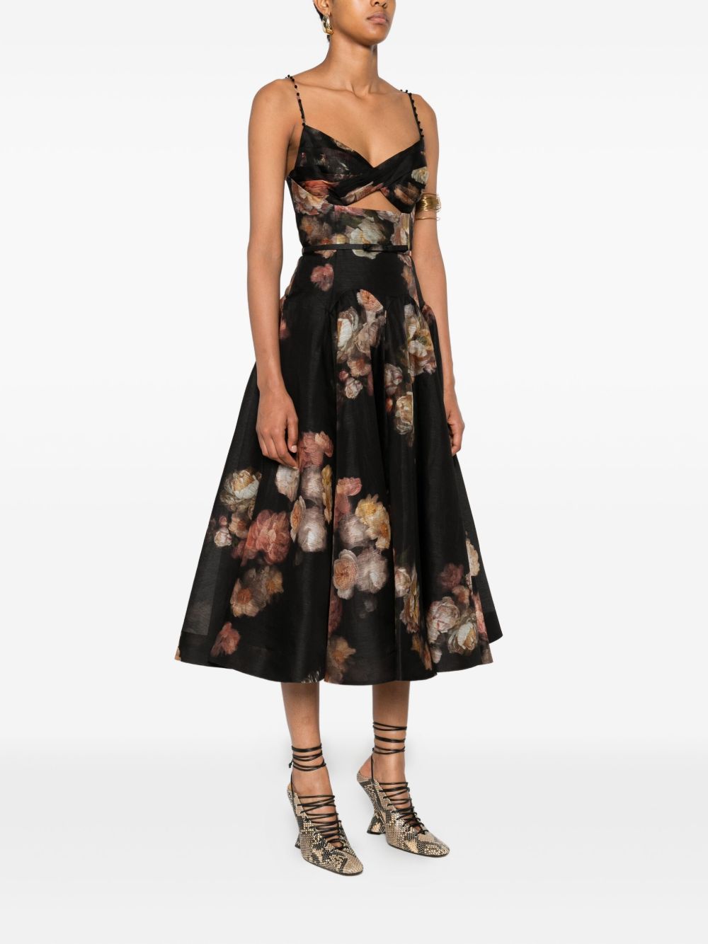 Zimmermann Zimmermann Hypnotic Twist midi dress
