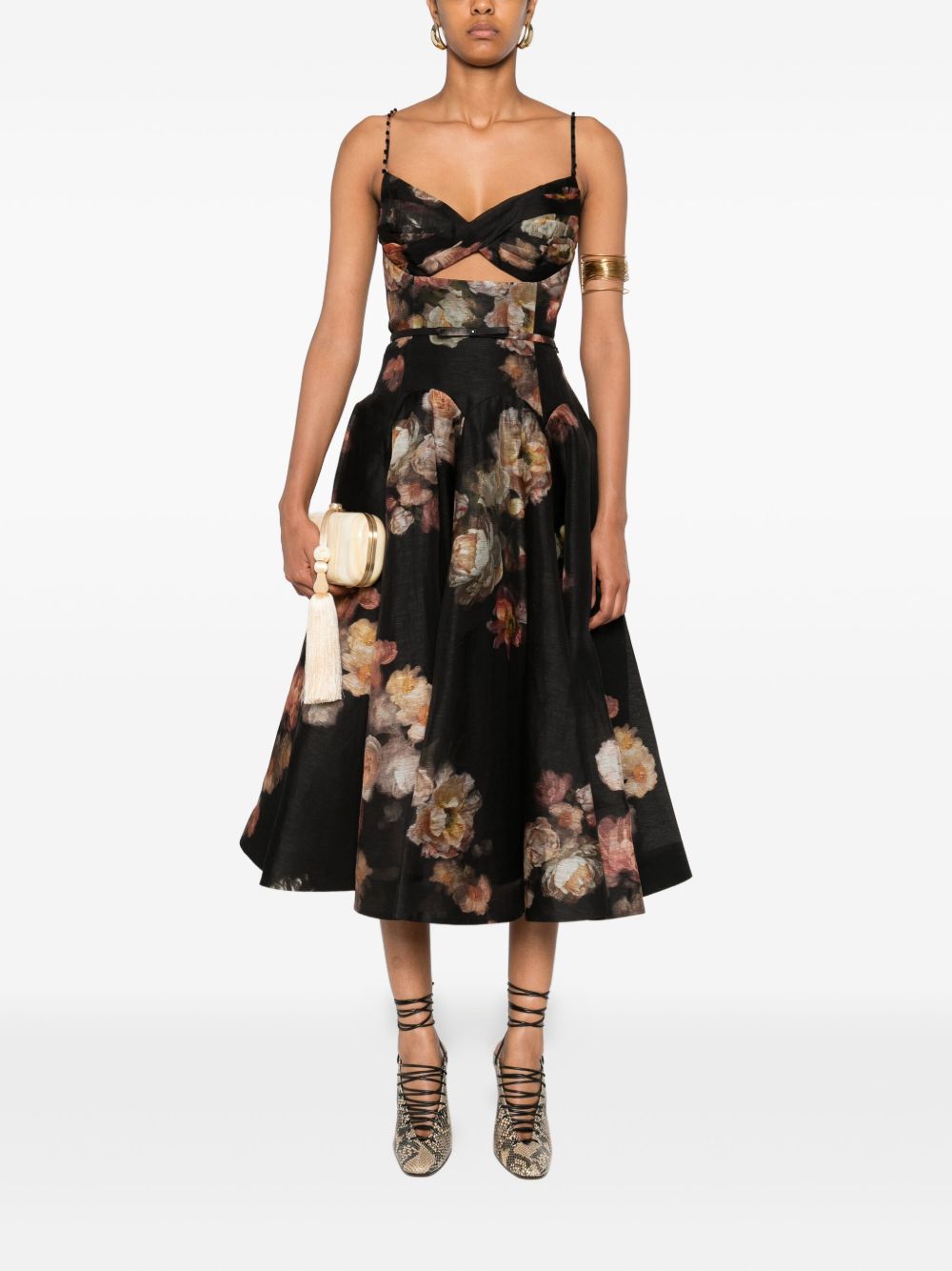 Zimmermann Zimmermann Hypnotic Twist midi dress