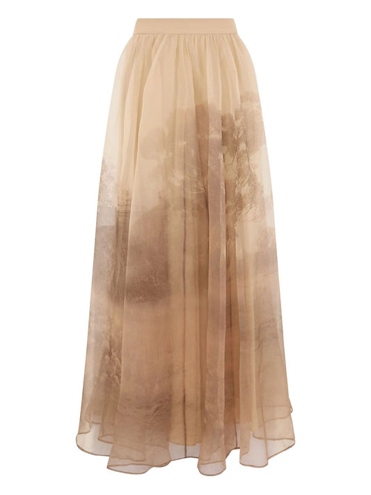 Zimmermann Zimmermann Memento organza maxi skirt