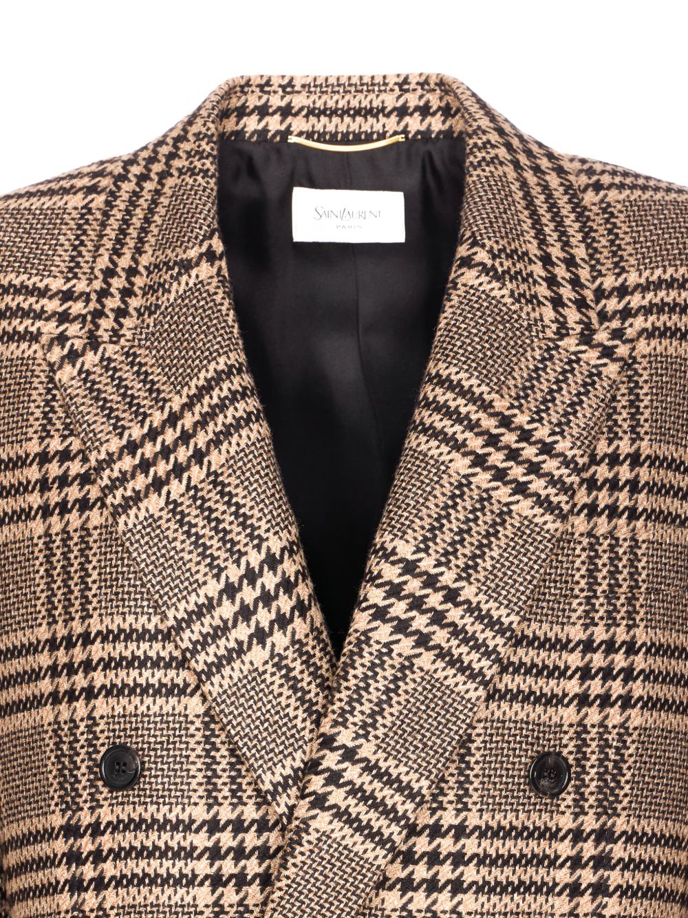 Saint Laurent Saint Laurent Double-breasted check blazer