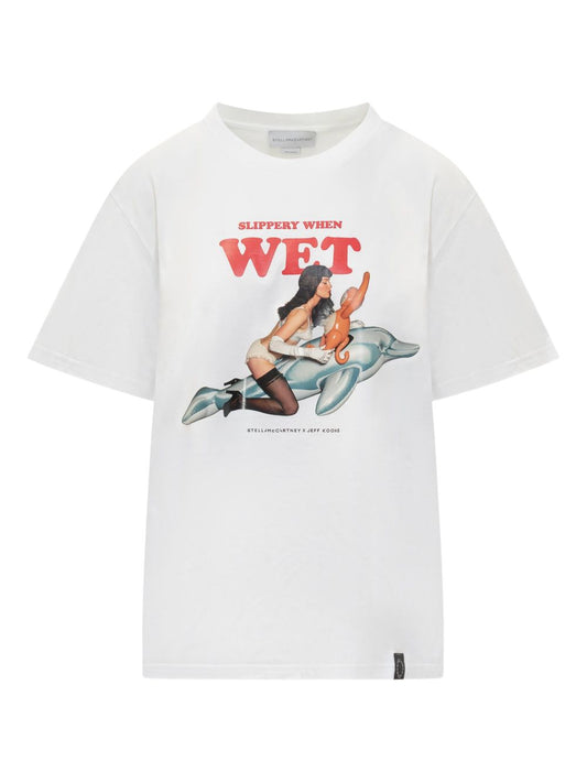 Stella McCartney Stella McCartney T-shirts and Polos White